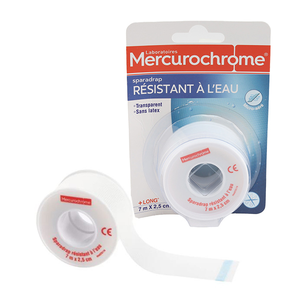 Mercurochrome sparadrap résistant à l'eau