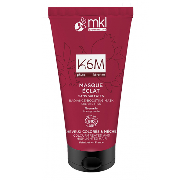 Masque MKL éclat Grenade Bio cheveux colorés et méchés