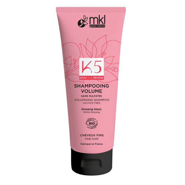 Shampooing Volume bio MKL pour cheveux fins