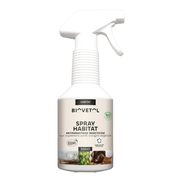 Biovetol spray habitat anti puces