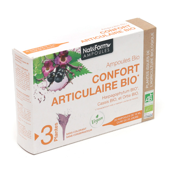 Nat et Form Confort articulaire ampoules Bio