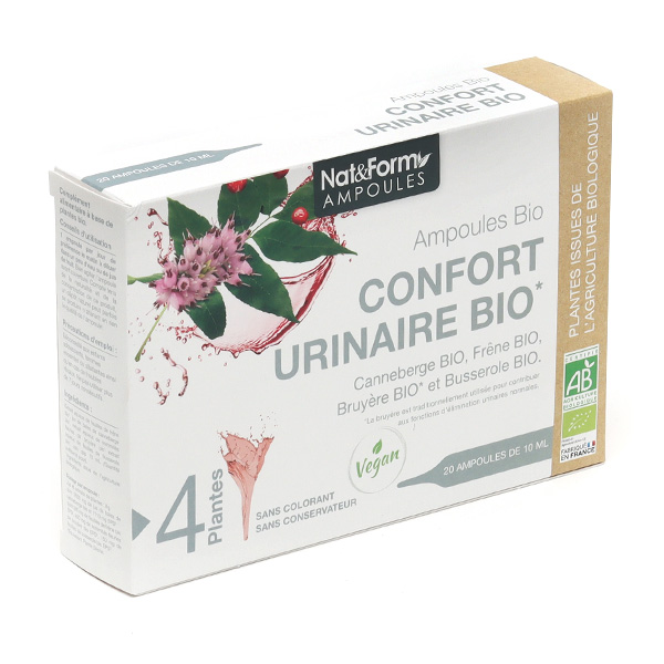 Nat & Form Confort urinaire ampoules bio