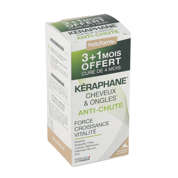Kéraphane Cheveux ongles gélules Nat et Form