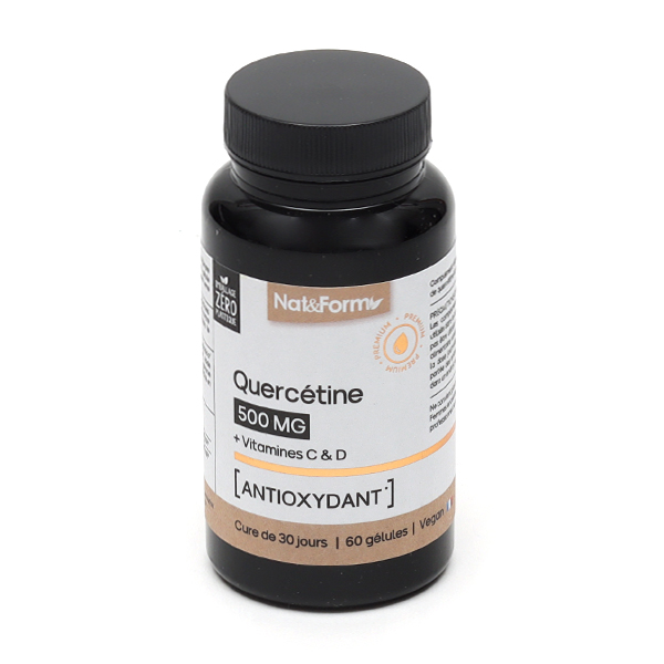 Nat et Form Quercétine gélules antioxydant