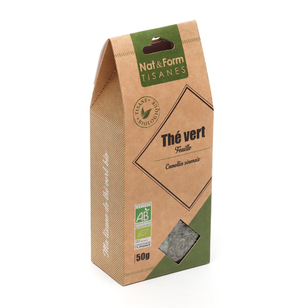 Tisane Nat et Form bio Feuilles de Thé vert
