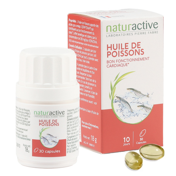Capsules Huile de poisson Naturactive