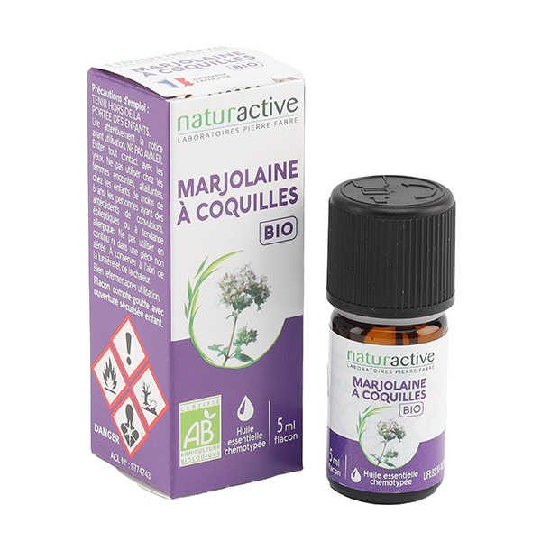 Naturactive HE de Marjolaine à coquilles Bio