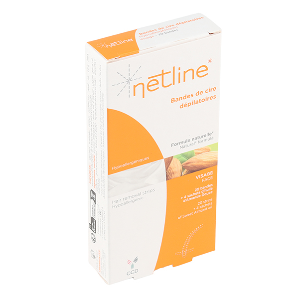 Bande de cire froide visage Netline