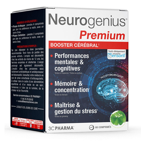 Complément alimentaire Neurogenius Premium