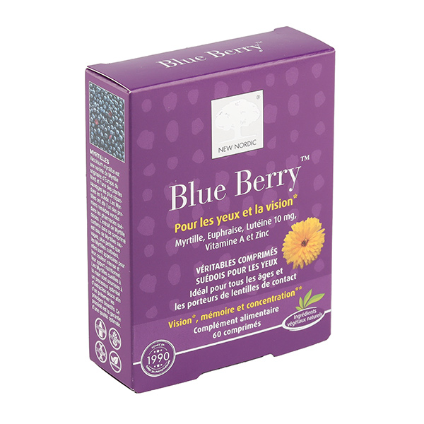 Complément alimentaire vision et mémoire Blue Berry