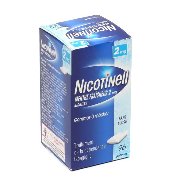 Nicotinell 2 mg menthe fraîcheur gomme