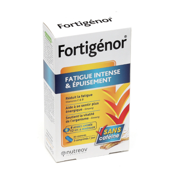 Comprimés Fatigue intense et épuisement Fortigenor Nutreov