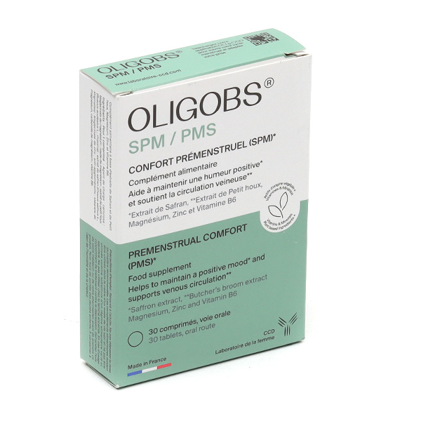 Oligobs Confort prémenstruel SPM / PMS Comprimés