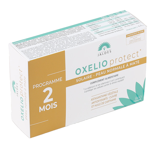 Oxelio Protect peau normale à mate capsules solaires
