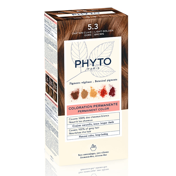 PhytoColor Kit Coloration permanente Châtain Clair doré 5.3