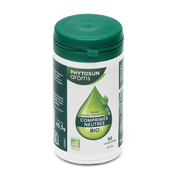Comprimé neutre bio Phytosun Arôms