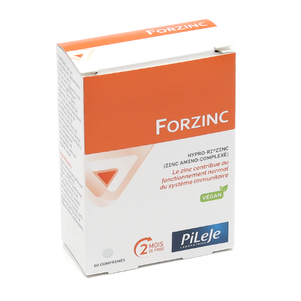 Pileje Forzinc comprimé zinc 15 mg