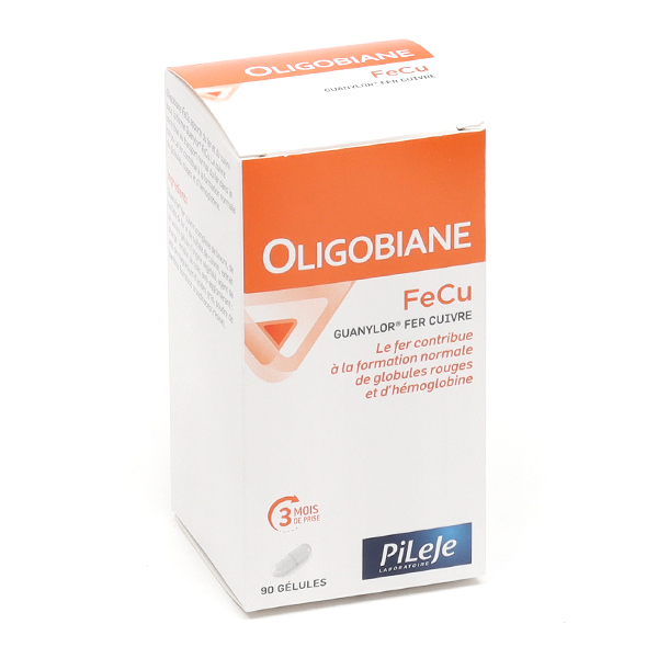 Gélules Oligobiane FeCu Pileje fer