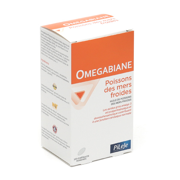 Pileje Omegabiane Poissons des mers froides capsules d'oméga 3