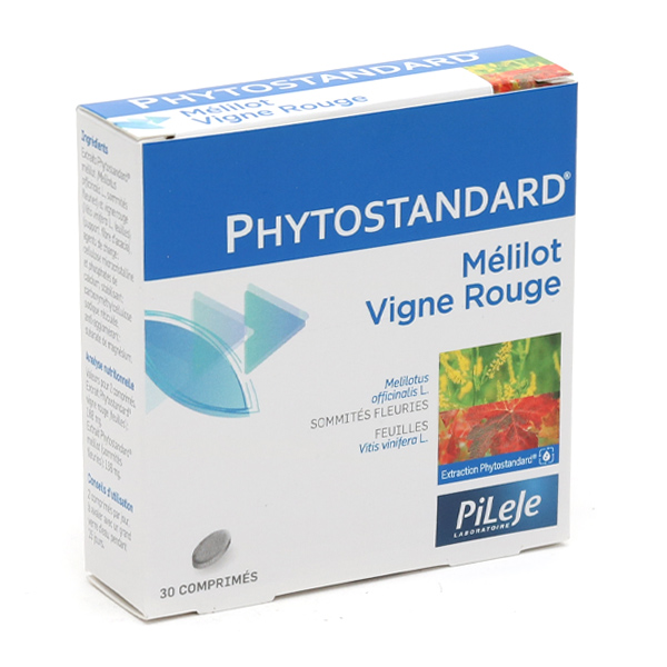 Phytostandard mélilot vigne rouge comprimés pour jambes lourdes