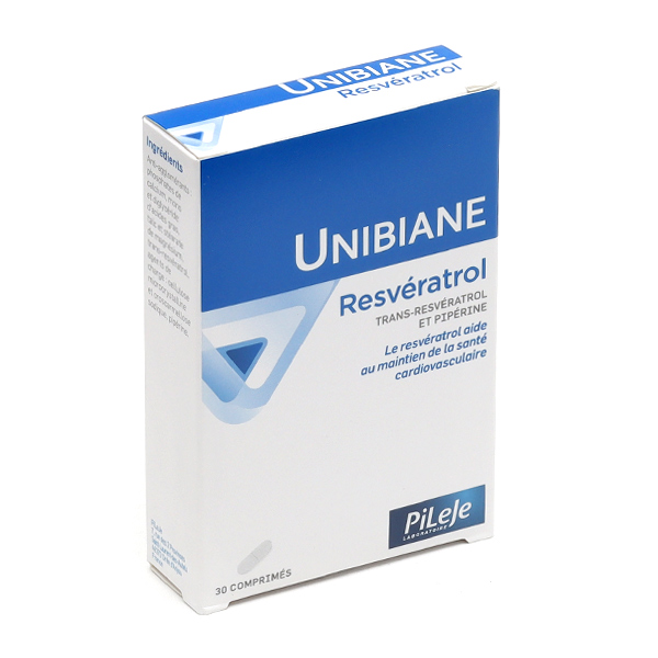 PileJe Unibiane Resvératrol comprimés