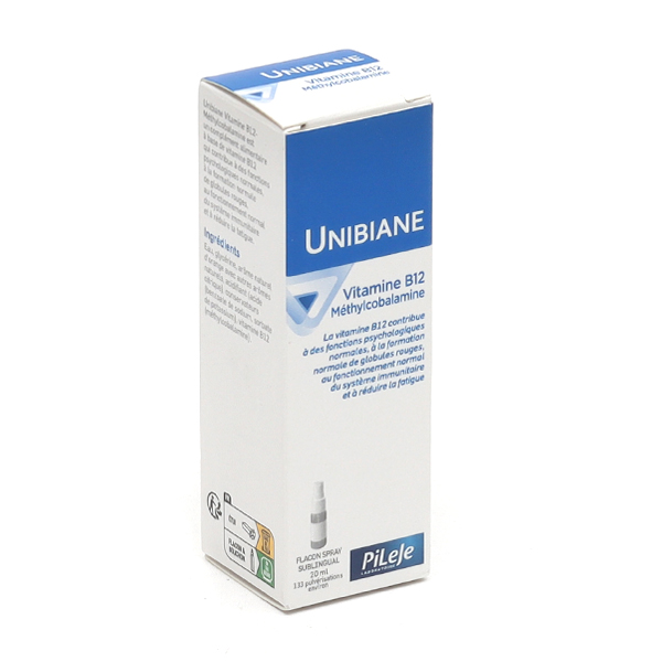 Pileje Unibiane Vitamine B12 spray buccal