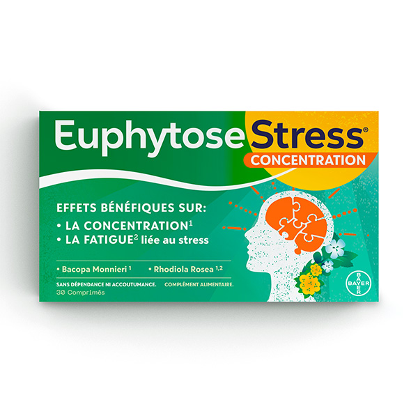 Euphytose Stress Concentration comprimé à base de plantes