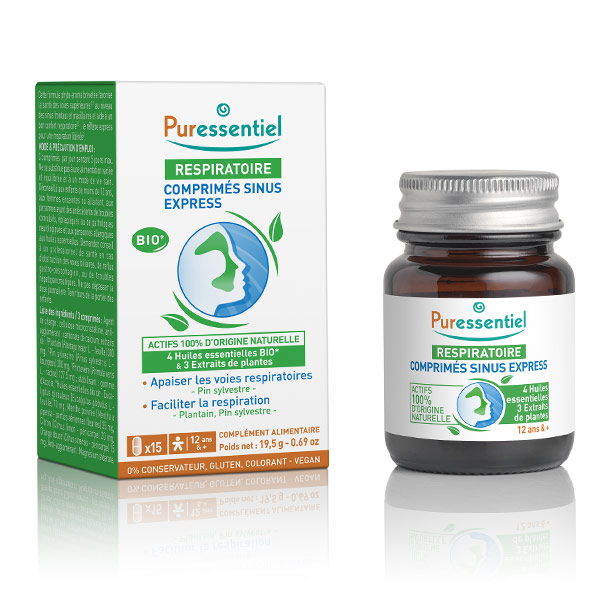 Comprimés Puressentiel Respiratoire Sinus Express