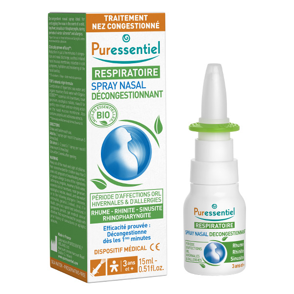 Puressentiel Respiratoire spray décongestionnant nasal