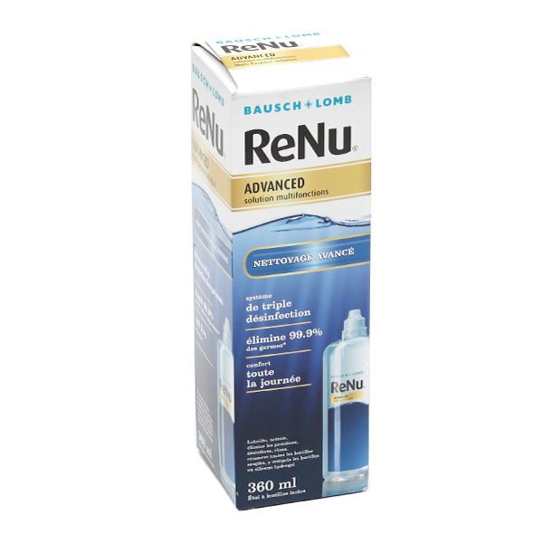 ReNu advanced solution pour lentilles souples