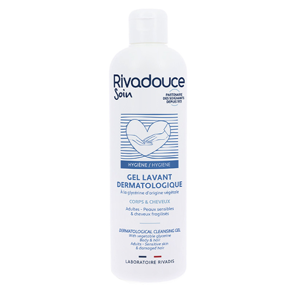 Rivadouce Soin Gel lavant dermatologique pour corps et cheveux