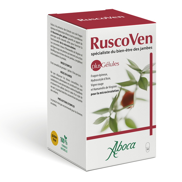 Aboca RuscoVen plus gélules pour la microcirculation