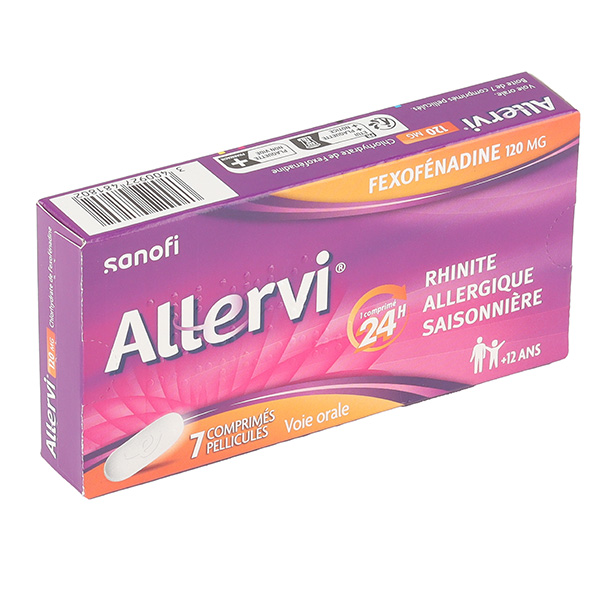Allervi 120 mg contre la rhinite allergique