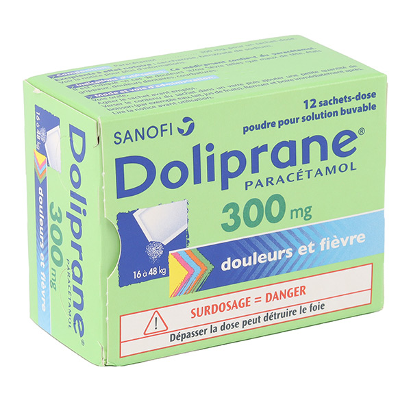 Doliprane 300 mg poudre en sachets