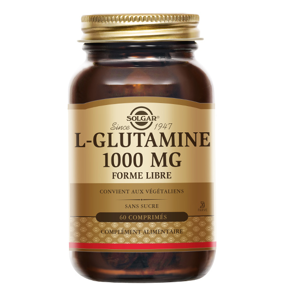 Solgar L Glutamine 1000 mg Forme libre comprimés