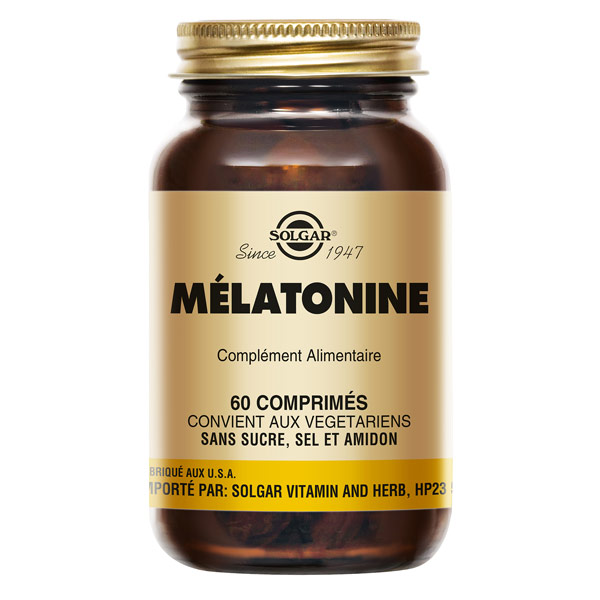 Solgar Mélatonine comprimés 1 mg