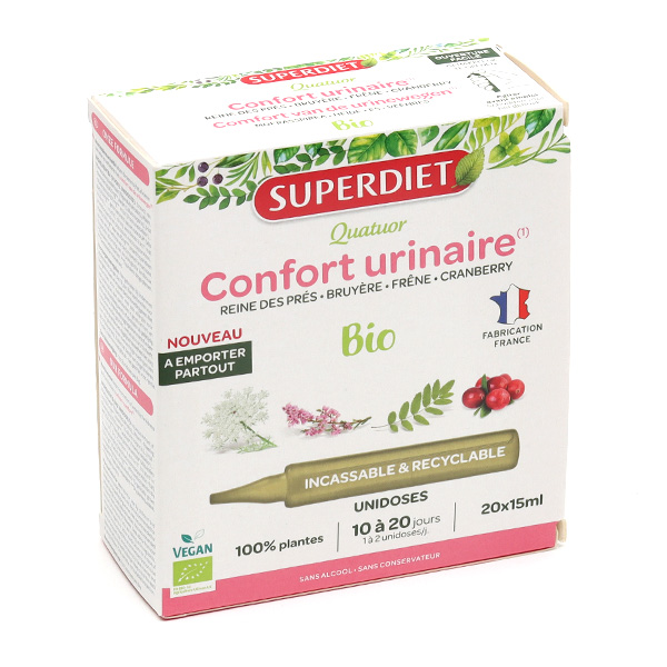 Superdiet Confort urinaire Bio Quatuor unidoses