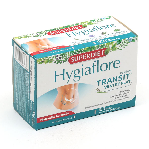 SuperDiet Hygiaflore Ventre plat gélulesTransit