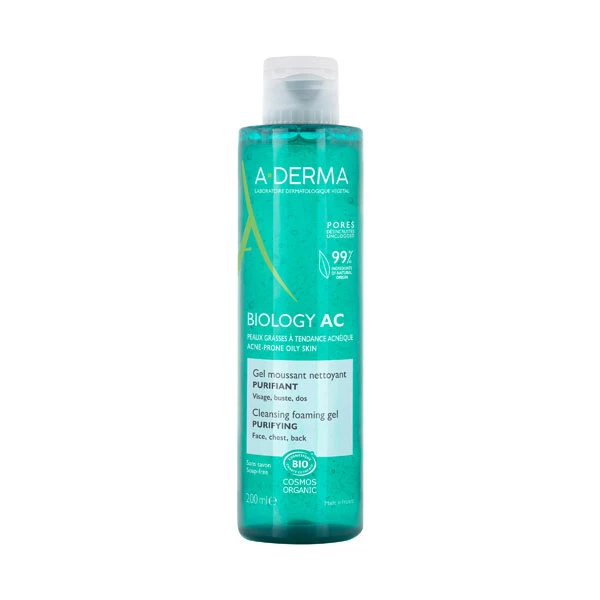 A Derma Biology AC gel moussant nettoyant Bio