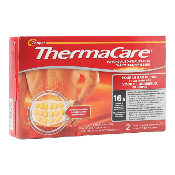 Patch autochauffant lumbago, lombalgie Thermacare