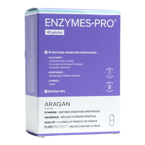 Aragan Enzymes Pro gélules