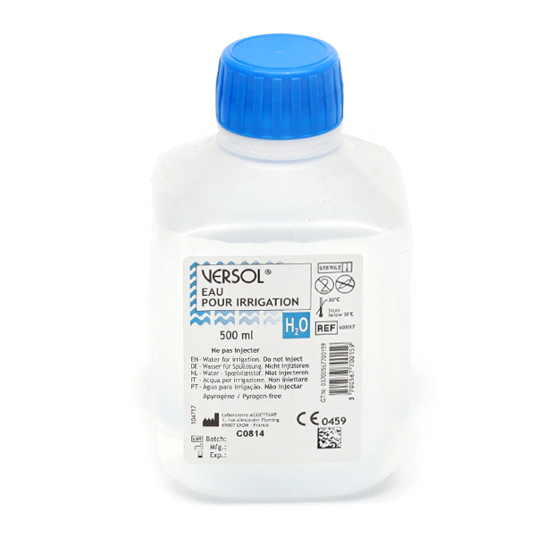 Versol eau stérile pour irrigation