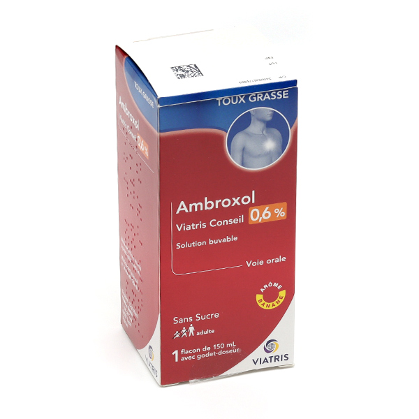 Ambroxol Viatris Sirop toux grasse