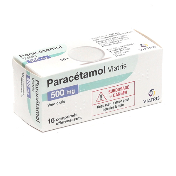 Paracétamol 500 Viatris effervescent