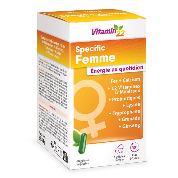 Vitamin'22 specific femme gélules