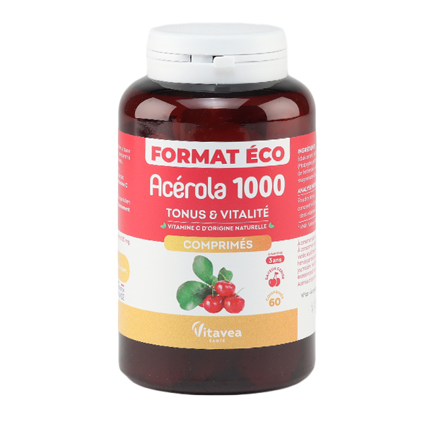 Vitavea Acérola vit C 1000 comprimés à croquer