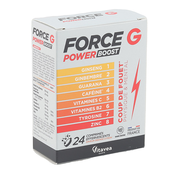 Comprimés coup de fouet Force G Power Boost