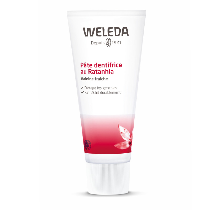 Weleda pâte dentifrice au Ratanhia