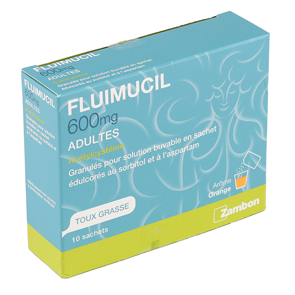 Fluimucil 600 mg sachet expectorant