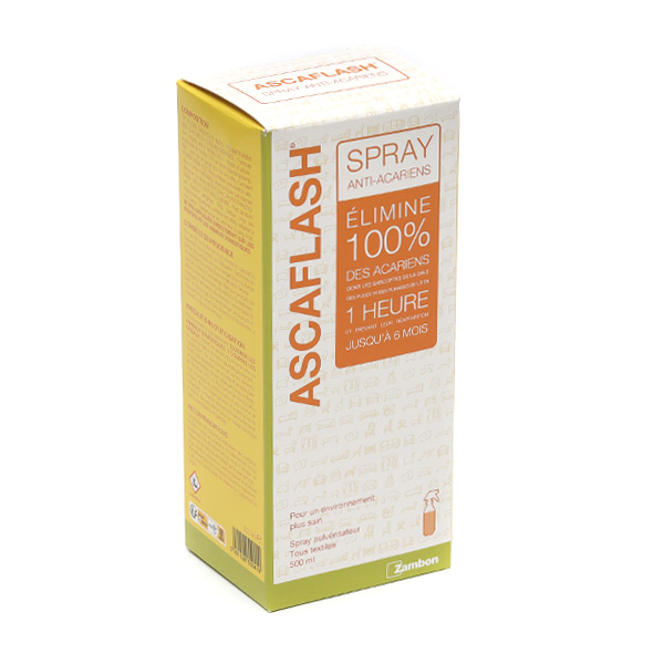 Ascaflash spray anti-gale literie et textile
